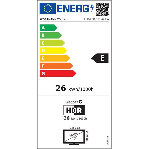TERRA LCD/LED 3285W HA 2K VA CURVED black HDMI/DP/USB-C