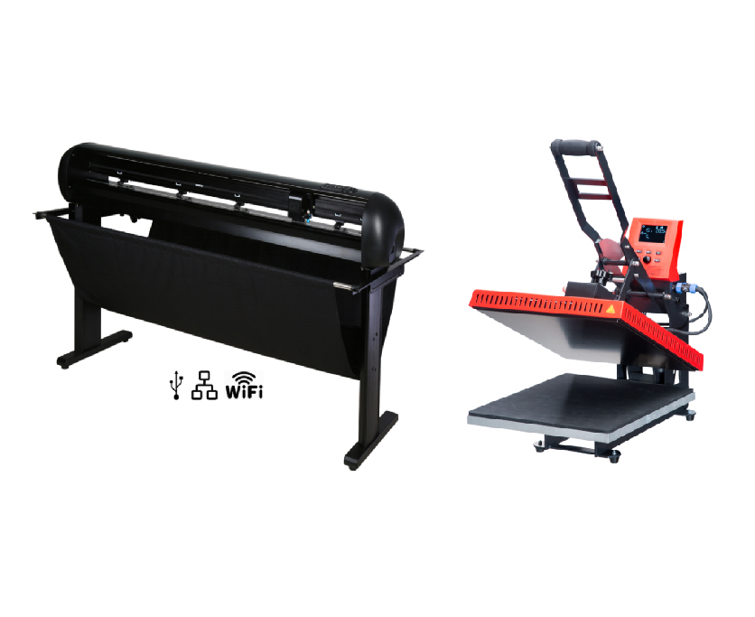 Bundle: Schneideplotter Secabo T120III u. Transferpresse Secabo TC7-smart (40x50)