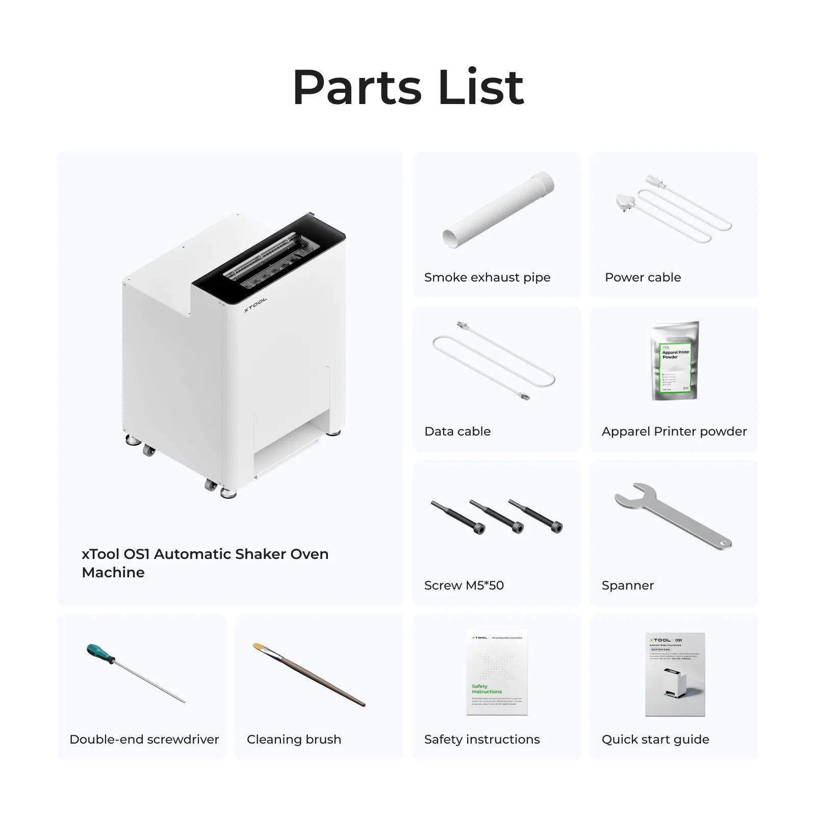 xTool OS1 Automatischer Shaker-Ofen