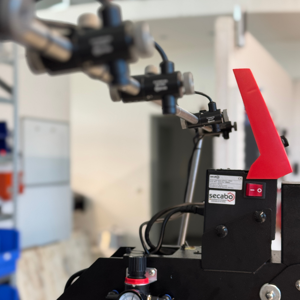 Limited-Edition Secabo TPD7 Smart x Laser inkl. 10m DTF-Drucke