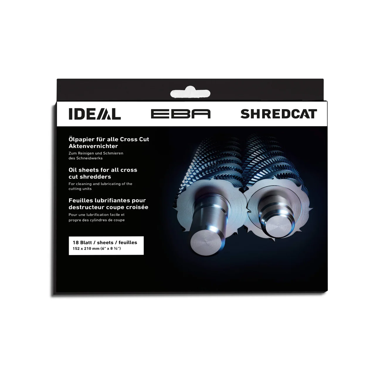 Ölpapier, 18 Blatt, für Modelle mit Sicherheitsstufen P-3, P-4, P-5