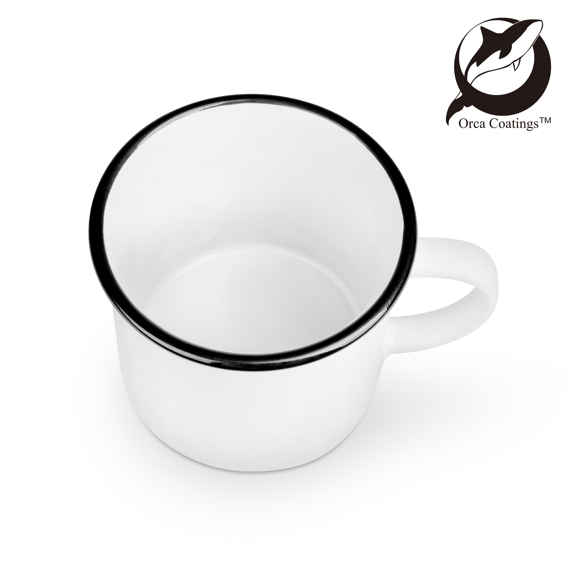 Keramiktasse 8oz, Orca™ Coating, rot