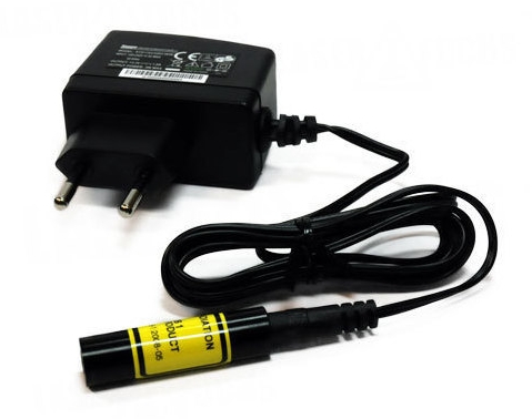 Positionierlaser inkl. Netzteil & kugelkopfhalterung